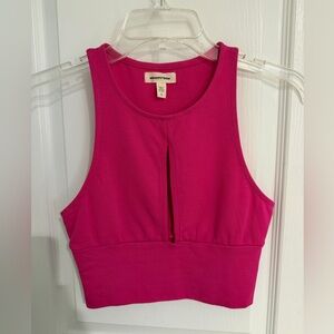 Silence + Noise Fuchsia Sleeveless Top